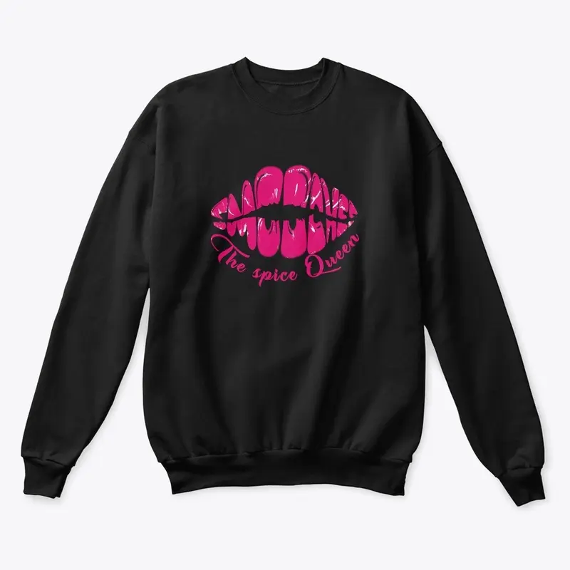 The Spice Queen Hoodie Hot Pink Logo