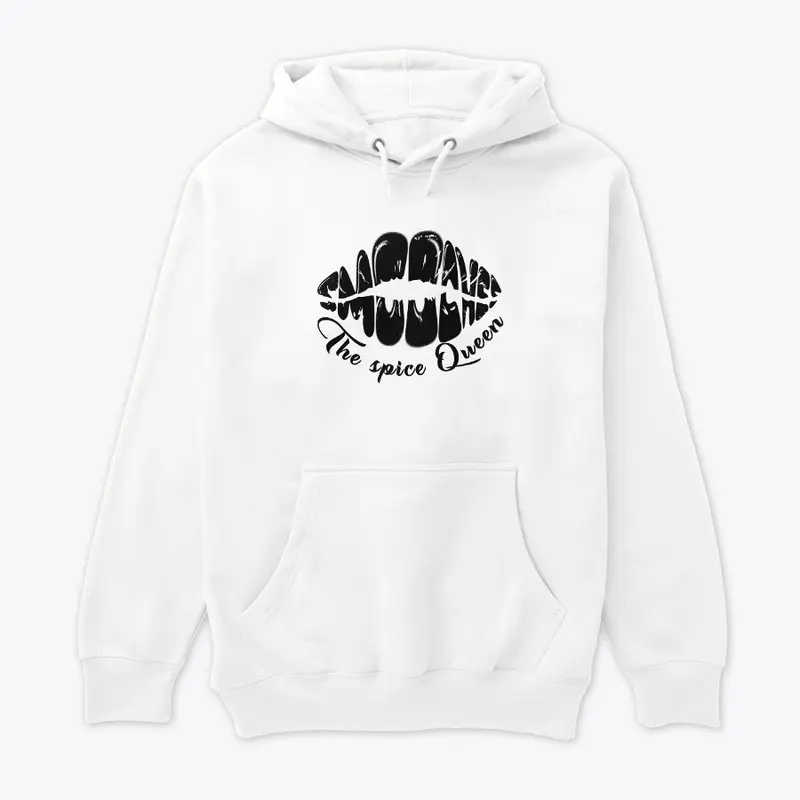 The Spice Queen Black Logo Hoodie