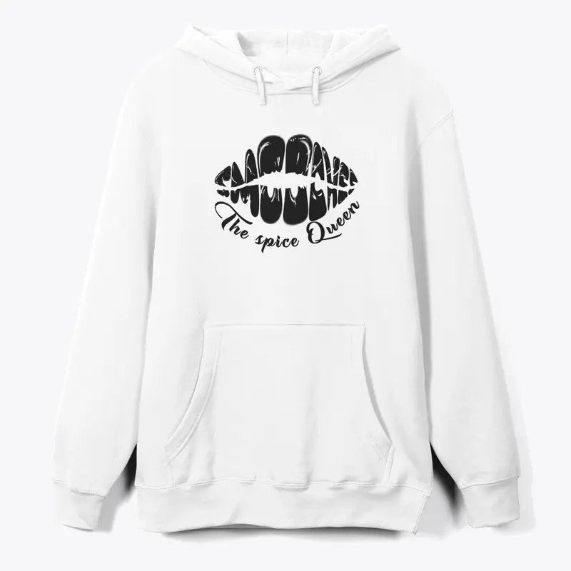 The Spice Queen Black Logo Hoodie